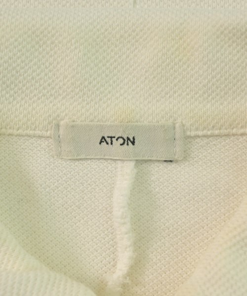 ATON（エイトン）ポロシャツ 白 サイズ:06(XXL位) メンズ/2200636280731