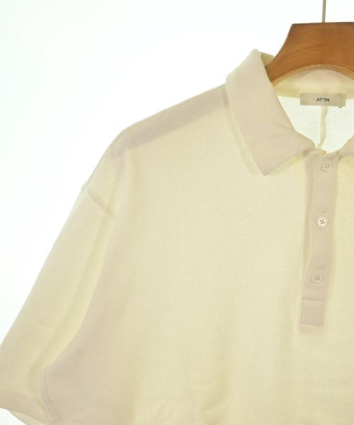 ATON（エイトン）ポロシャツ 白 サイズ:06(XXL位) メンズ/2200636280731