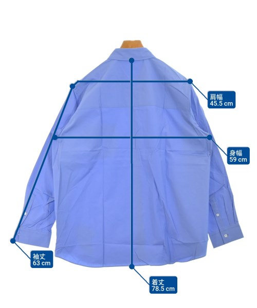 ATON（エイトン）カジュアルシャツ 青 サイズ:06(L位) メンズ/2200638807035