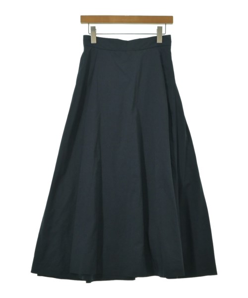 ATON(エイトン)ロング・マキシ丈スカート 紺 サイズ:2(M位)/2200638890020