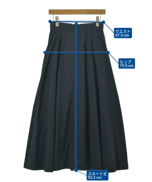ATON（エイトン）ロング・マキシ丈スカート 紺 サイズ:2(M位) レディース/2200638890020