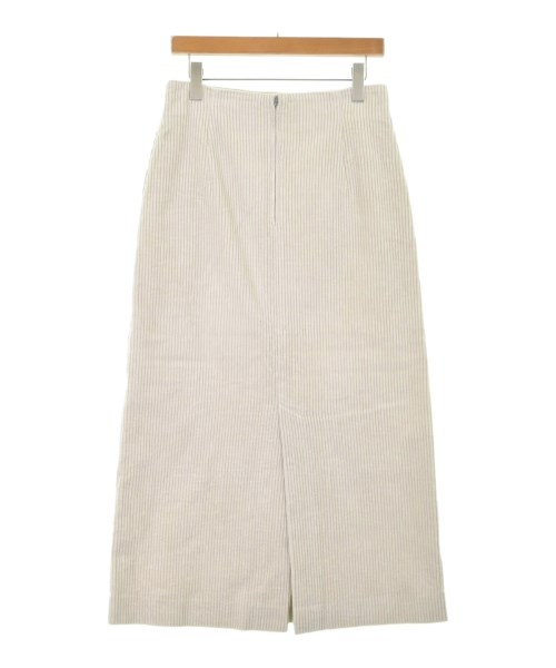 ATON（エイトン）ロング・マキシ丈スカート ベージュ サイズ:3(L位) レディース/2200639983059