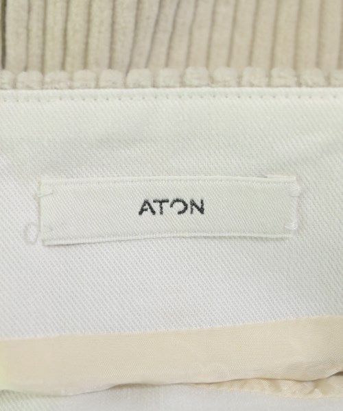 ATON（エイトン）ロング・マキシ丈スカート ベージュ サイズ:3(L位) レディース/2200639983059