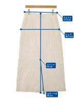 ATON（エイトン）ロング・マキシ丈スカート ベージュ サイズ:3(L位) レディース/2200639983059