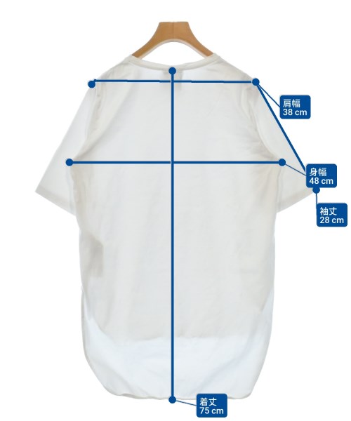 ATON（エイトン）Tシャツ・カットソー 白 サイズ:02(M位) レディース/2200640746216