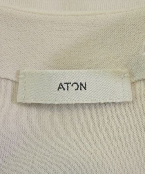 ATON（エイトン）カーディガン ベージュ サイズ:2(M位) レディース/2200627000195