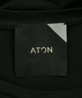 ATON（エイトン）Tシャツ・カットソー 黒 サイズ:02(M位) レディース/2200638185010