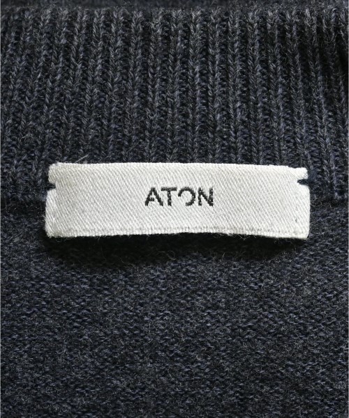 ATON（エイトン）ニット・セーター グレー サイズ:02(M位) レディース/2200630290033