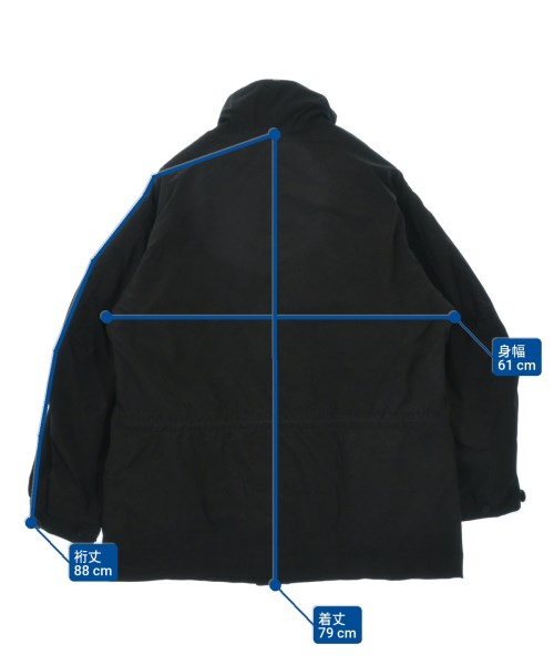 ATON（エイトン）モッズコート 黒 サイズ:02(M位) メンズ/2200634582035