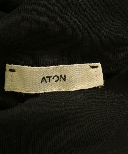 ATON（エイトン）Tシャツ・カットソー 黒 サイズ:1(S位) レディース/2200643181090