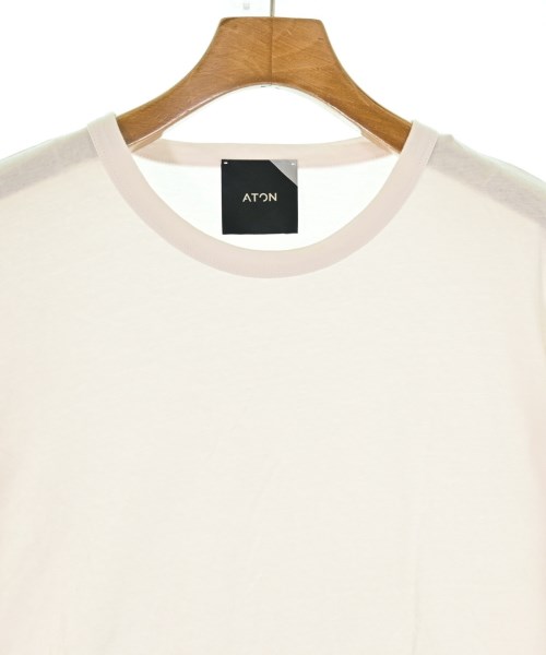 ATON（エイトン）Tシャツ・カットソー ピンク サイズ:02(M位) レディース/2200632347155