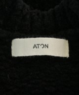ATON（エイトン）ニット・セーター 黒 サイズ:01(S位) メンズ/2200640073183