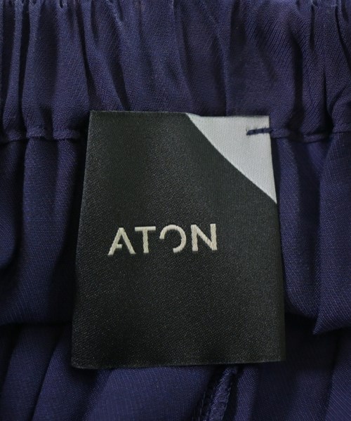 ATON（エイトン）ロング・マキシ丈スカート 紺 サイズ:2(M位) レディース/2200644615327