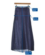 ATON（エイトン）ロング・マキシ丈スカート 紺 サイズ:2(M位) レディース/2200644615341