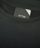 ATON（エイトン）Tシャツ・カットソー 黒 サイズ:02(M位) レディース/2200644657075