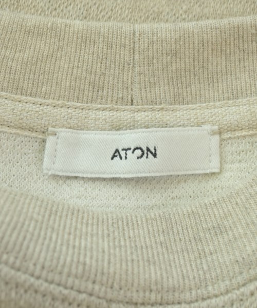 ATON（エイトン）Tシャツ・カットソー ベージュ サイズ:2(M位) レディース/2200644741408