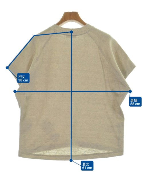 ATON（エイトン）Tシャツ・カットソー ベージュ サイズ:2(M位) レディース/2200644741408