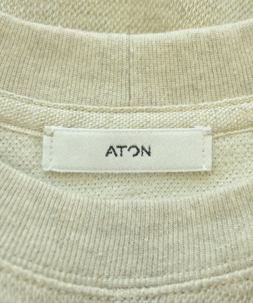 ATON（エイトン）Tシャツ・カットソー ベージュ サイズ:2(M位) レディース/2200644745116