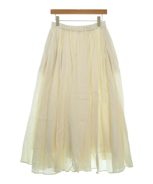 ATON（エイトン）ロング・マキシ丈スカート 白 サイズ:2(M位) レディース/2200644746786