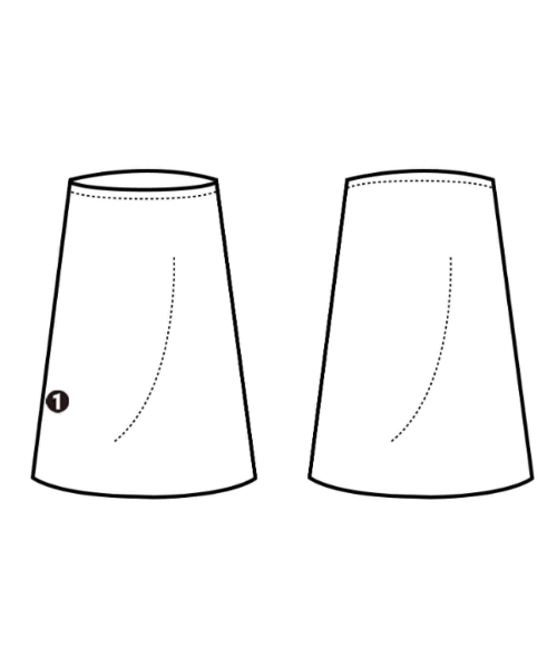 ATON（エイトン）ロング・マキシ丈スカート 白 サイズ:2(M位) レディース/2200644746847