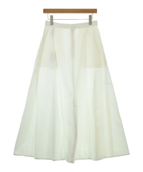 ATON(エイトン)ロング・マキシ丈スカート 白 サイズ:2(M位)/2200644746847