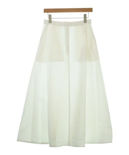 ATON（エイトン）ロング・マキシ丈スカート 白 サイズ:2(M位) レディース/2200644746847