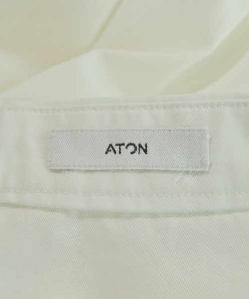 ATON（エイトン）ロング・マキシ丈スカート 白 サイズ:2(M位) レディース/2200644746847