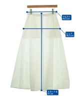 ATON（エイトン）ロング・マキシ丈スカート 白 サイズ:2(M位) レディース/2200644746847