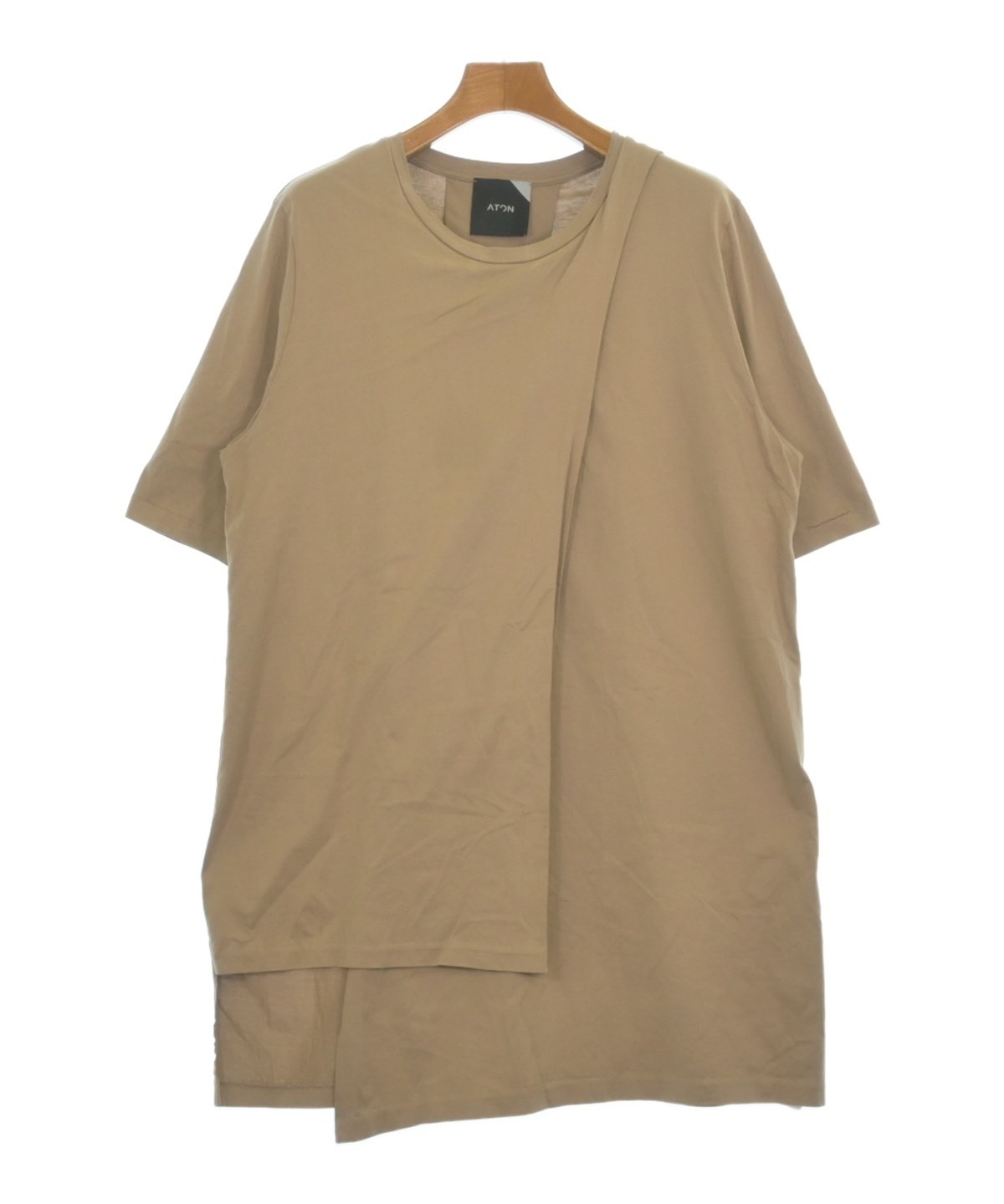ATON エイトン カットソー 2枚組 サイズ02 美品 ATON（エイトン）Tシャツ・カットソー ベージュ サイズ:2(M位