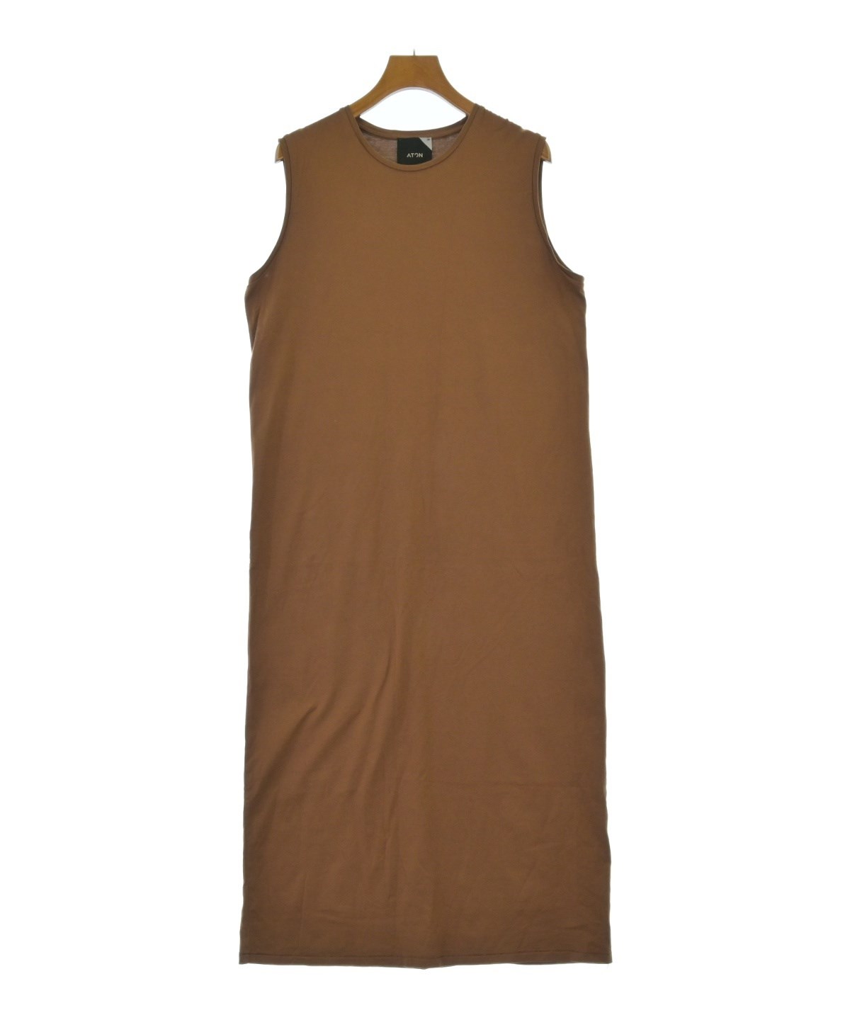 エイトン 半袖ワンピース ブラウン レディース SIZE 01 ATON 中古 楽天市場】aton（ワンピース｜レディースファッション）の通販