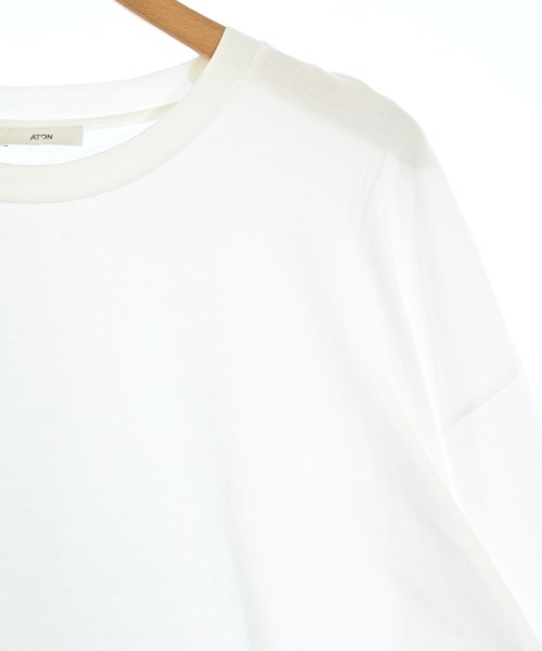 ATON（エイトン）Tシャツ・カットソー 白 サイズ:6(XXL位) メンズ/2200590984058
