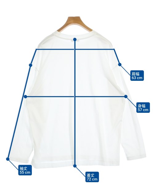 ATON（エイトン）Tシャツ・カットソー 白 サイズ:6(XXL位) メンズ/2200590984058