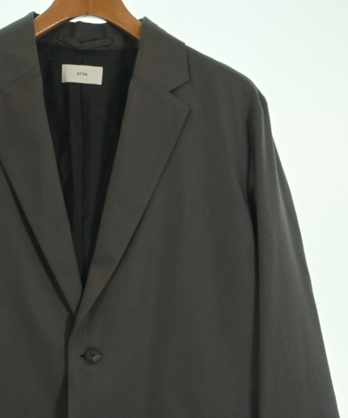 ATON（エイトン）カジュアルジャケット グレー サイズ:04(XL位) メンズ/2200619155049