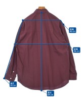 ATON（エイトン）カジュアルシャツ 赤 サイズ:04(XL位) メンズ/2200619155056