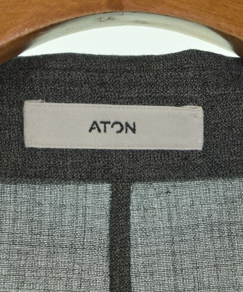 ATON（エイトン）カジュアルシャツ グレー サイズ:02(M位) メンズ/2200619155070