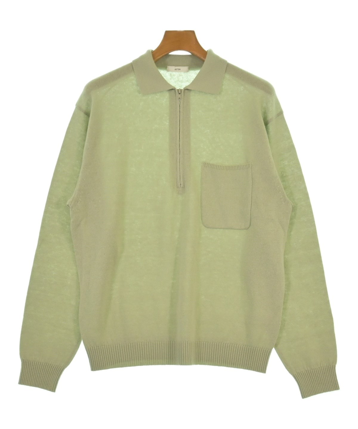 ATON（エイトン）ニット・セーター 緑 サイズ:02(M位) メンズ