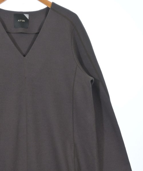 ATON（エイトン）ワンピース カーキ サイズ:2(M位) レディース/2200620540025