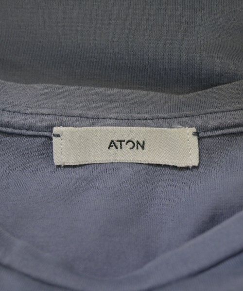 ATON（エイトン）Tシャツ・カットソー 紺 サイズ:2(M位) レディース/2200613644242
