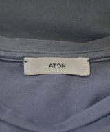 ATON（エイトン）Tシャツ・カットソー 紺 サイズ:2(M位) レディース/2200613644242