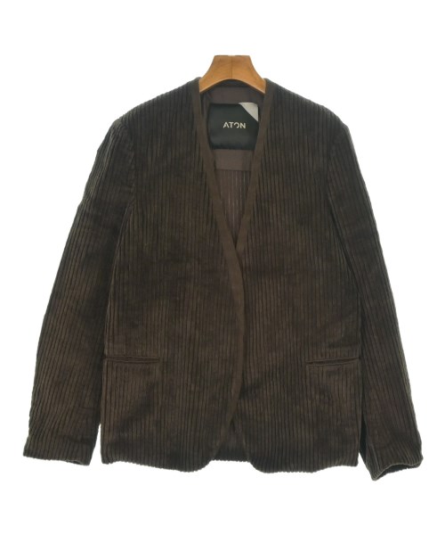 エイトン(ATON)のATON ノーカラージャケット