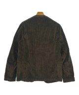 ATON（エイトン）ノーカラージャケット 茶 サイズ:2(M位) レディース/2200612053021