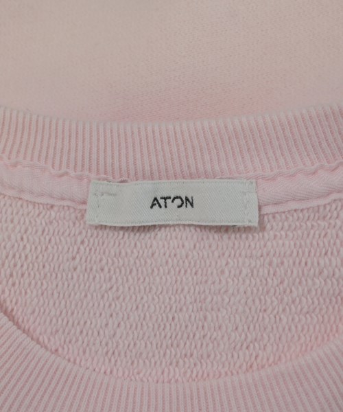 ATON（エイトン）スウェット ピンク サイズ:4(XL位) メンズ/2200625923069
