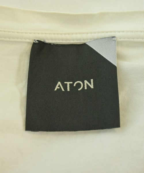 ATON（エイトン）Tシャツ・カットソー 白 サイズ:2(M位) メンズ/2200627164033