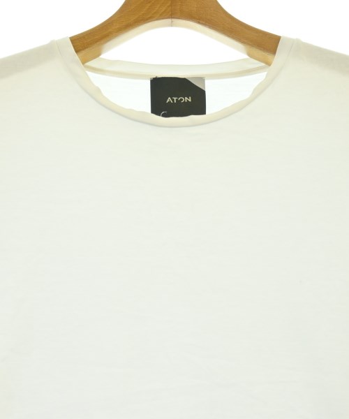 ATON（エイトン）Tシャツ・カットソー 白 サイズ:2(M位) メンズ/2200627164033