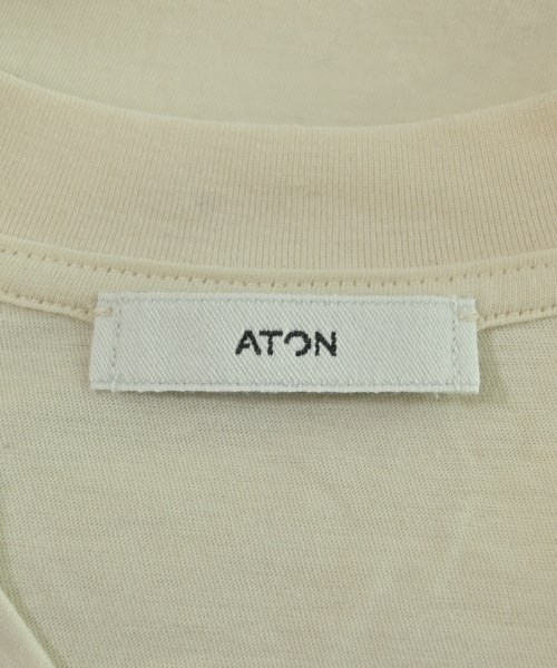 ATON（エイトン）Tシャツ・カットソー 白 サイズ:02(M位) レディース/2200628613080