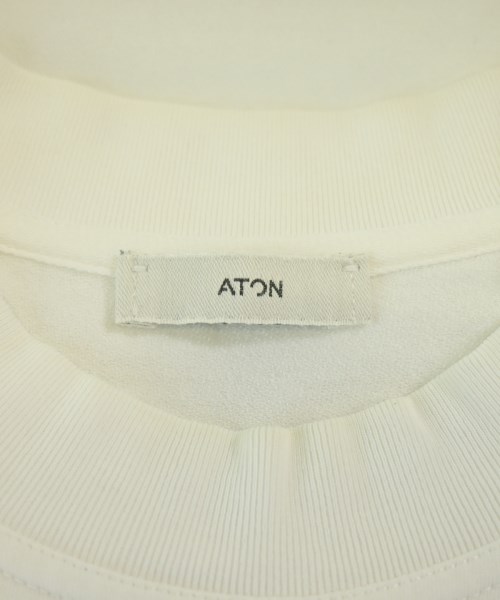 ATON（エイトン）Tシャツ・カットソー 白 サイズ:04(M位) メンズ/2200628297150