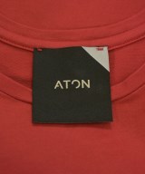 ATON（エイトン）Tシャツ・カットソー 赤 サイズ:02(M位) レディース/2200617900030