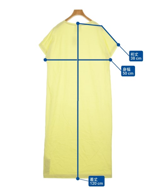 ATON（エイトン）ワンピース 黄 サイズ:F レディース/2200631158745