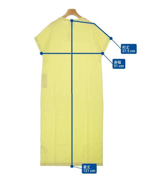 ATON（エイトン）ワンピース 黄 サイズ:F レディース/2200631161684