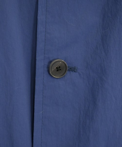 ATON（エイトン）ステンカラーコート 青 サイズ:4(XL位) メンズ/2200629453012
